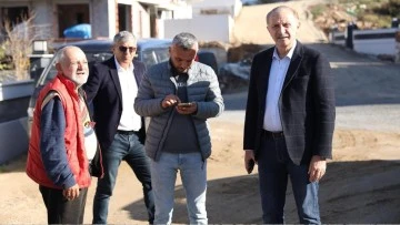 Başkan Atabay &ccedil;alışmaları yerinde denetledi