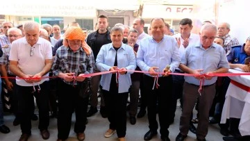 Başkan &Ccedil;er&ccedil;ioğlu, &Ccedil;ine Peynir Hali Kapalı Pazar Yeri&rsquo;nin a&ccedil;ılışına katıldı