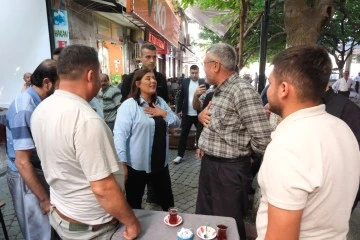 BAŞKAN &Ccedil;ER&Ccedil;İOĞLU İNCİRLİOVA PAZARI&rsquo;NDA VATANDAŞLARLA BULUŞTU