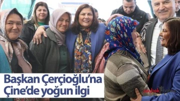 Başkan &Ccedil;er&ccedil;ioğlu&rsquo;na &Ccedil;ine&rsquo;de yoğun ilgi