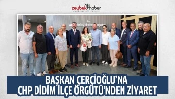 BAŞKAN &Ccedil;ER&Ccedil;İOĞLU&rsquo;NA CUMHURİYET HALK PARTİSİ DİDİM İL&Ccedil;E &Ouml;RG&Uuml;T&Uuml;&rsquo;NDEN ZİYARET