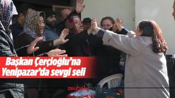 Başkan &Ccedil;er&ccedil;ioğlu&rsquo;na Yenipazar&rsquo;da sevgi seli