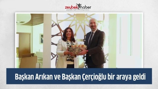 Başkan &Ccedil;er&ccedil;ioğlu, S&ouml;ke Belediye Başkanı Arıkan'ı ağırladı