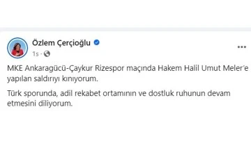 Başkan &Ccedil;er&ccedil;ioğlu: &ldquo;T&uuml;rk sporunda, adil rekabet ortamının ve dostluk ruhunun devam etmesini diliyorum&rdquo;
