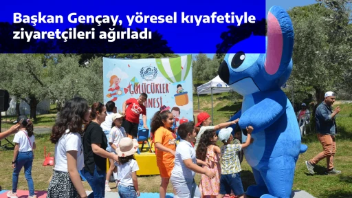 Başkan Gen&ccedil;ay, y&ouml;resel kıyafetiyle ziyaret&ccedil;ileri ağırladı