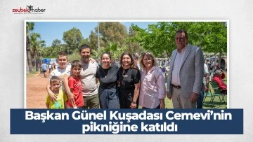 Başkan G&uuml;nel Kuşadası Cemevi&rsquo;nin pikniğine katıldı