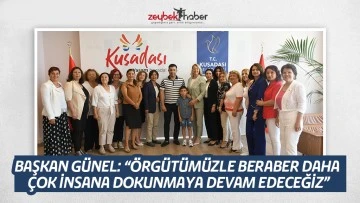 BAŞKAN G&Uuml;NEL: &ldquo;&Ouml;RG&Uuml;T&Uuml;M&Uuml;ZLE BERABER DAHA &Ccedil;OK İNSANA DOKUNMAYA DEVAM EDECEĞİZ&rdquo;
