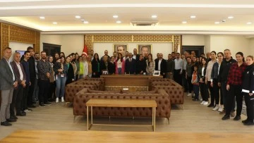 Başkan Kaplan, belediye personeli ile bayramlaştı