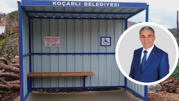 Başkan Kaplan: &ldquo;&Ccedil;ocuklarımızın artık yağmurdan korunacak durakları var&rdquo;