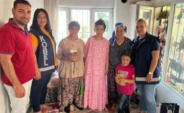 Başkan Kaplan&rsquo;dan engelli kıza doğum g&uuml;n&uuml; s&uuml;rprizi