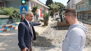 Başkan Kaplan&rsquo;dan yol yapım &ccedil;alışmalarına yakın takip