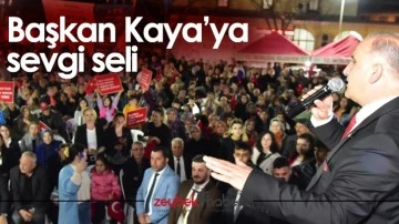 Başkan Kaya&rsquo;ya sevgi seli
