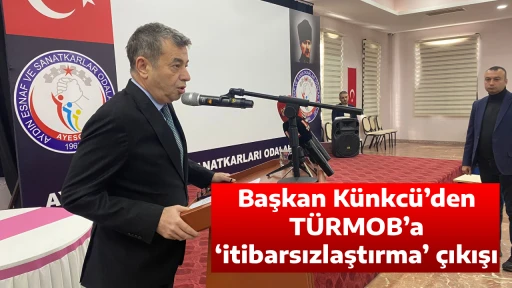 Başkan K&uuml;nkc&uuml;&rsquo;den T&Uuml;RMOB&rsquo;a &lsquo;itibarsızlaştırma&rsquo; &ccedil;ıkışı