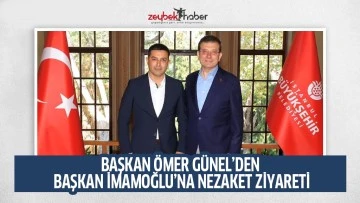 BAŞKAN &Ouml;MER G&Uuml;NEL&rsquo;DEN BAŞKAN İMAMOĞLU&rsquo;NA NEZAKET ZİYARETİ