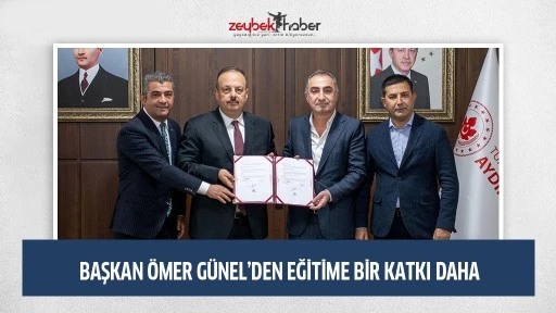 BAŞKAN &Ouml;MER G&Uuml;NEL&rsquo;DEN EĞİTİME BİR KATKI DAHA
