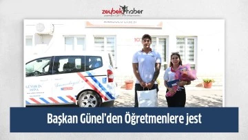 BAŞKAN &Ouml;MER G&Uuml;NEL&rsquo;DEN &Ouml;ĞRETMENLERE YENİ EĞİTİM-&Ouml;ĞRETİM YILI JESTİ