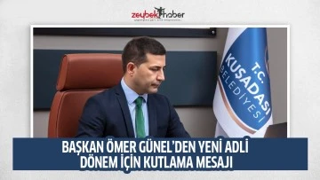 BAŞKAN &Ouml;MER G&Uuml;NEL&rsquo;DEN YENİ ADLİ D&Ouml;NEM İ&Ccedil;İN KUTLAMA MESAJI:
