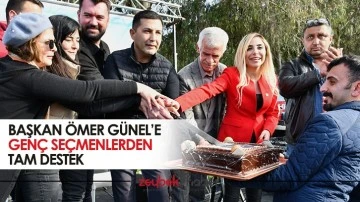 Başkan &Ouml;mer G&uuml;nel&rsquo;e gen&ccedil; se&ccedil;menlerden tam destek