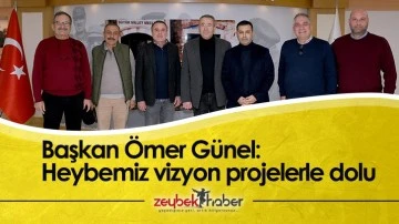 Başkan &Ouml;mer G&uuml;nel: Heybemiz vizyon projelerle dolu