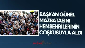 Başkan &Ouml;mer G&uuml;nel mazbatasını hemşehrilerinin coşkusuyla aldı