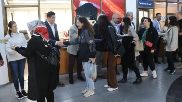 Başkan &Ouml;zcan, personeli ile bayramlaştı