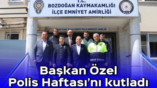 Başkan &Ouml;zel, Polis Haftası&rsquo;nı kutladı