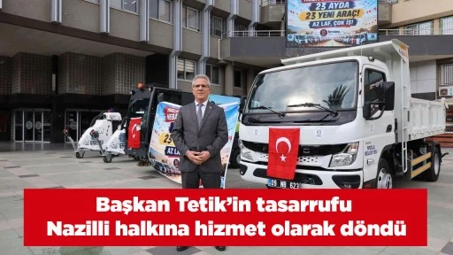 Başkan Tetik&rsquo;in tasarrufu Nazilli halkına hizmet olarak d&ouml;nd&uuml;