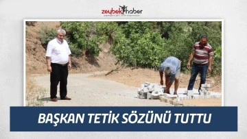 BAŞKAN TETİK S&Ouml;Z&Uuml;N&Uuml; TUTTU