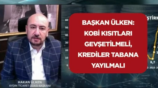 Başkan &Uuml;lken: KOBİ kısıtları gevşetilmeli, krediler tabana yayılmalı