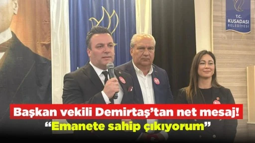 Başkan vekili Demirtaş&rsquo;tan net mesaj! &ldquo;Emanete sahip &ccedil;ıkıyorum&rdquo;