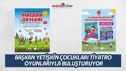 BAŞKAN YETİŞKİN &Ccedil;OCUKLARI TİYATRO OYUNLARIYLA BULUŞTURUYOR