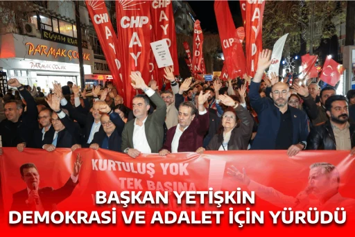 BAŞKAN YETİŞKİN DEMOKRASİ VE ADALET İ&Ccedil;İN Y&Uuml;R&Uuml;D&Uuml;