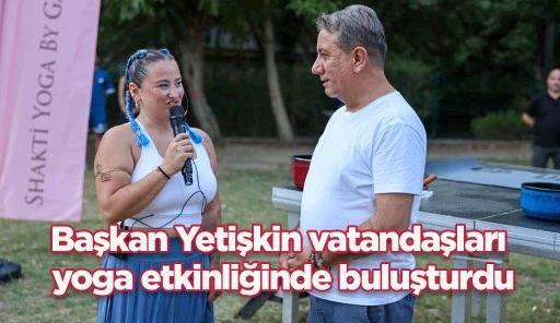 Başkan Yetişkin vatandaşları yoga etkinliğinde buluşturdu