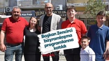 Başkan Zencirci bayramlaşma programlarına katıldı