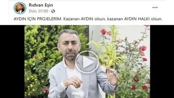BBP Aydın Milletvekili Adayı Eşin, sosyal medyadan projelerini a&ccedil;ıkladı