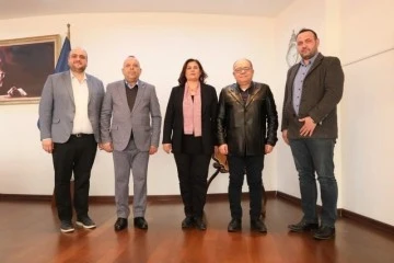 Belediye Başkan Adayı &Ouml;zel, Başkan &Ccedil;er&ccedil;ioğlu ile g&ouml;r&uuml;şt&uuml;