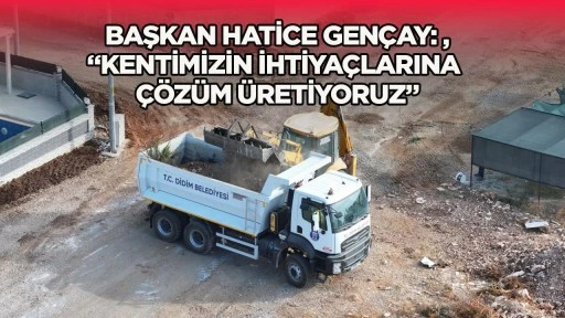 Belediye b&uuml;nyesinde &uuml;retilen parke taşları, ihtiya&ccedil; duyulan noktalarda yollarla buluşuyor