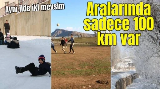 Bir yanı kış, bir yanı bahar
