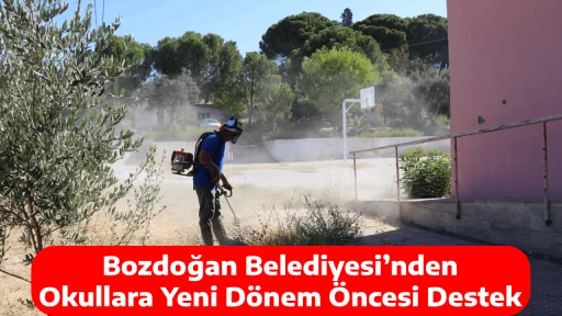 Bozdoğan Belediyesi&rsquo;nden Okullara Yeni D&ouml;nem &Ouml;ncesi Destek