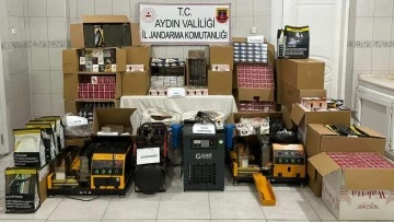 Bozdoğan'da 99 bin 700 adet makaron ele ge&ccedil;irildi