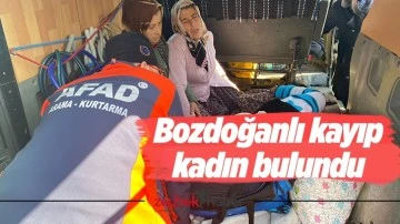 Bozdoğanlı kayıp kadın bulundu