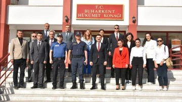 Buharkent Kaymakamı Omurca g&ouml;revine başladı