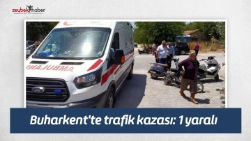 Buharkent'te trafik kazası: 1 yaralı
