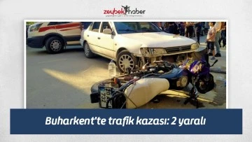 Buharkent'te trafik kazası: 2 yaralı