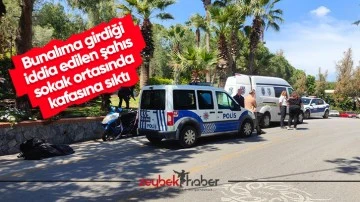 Bunalıma girdiği iddia edilen şahıs sokak ortasında kafasına sıktı