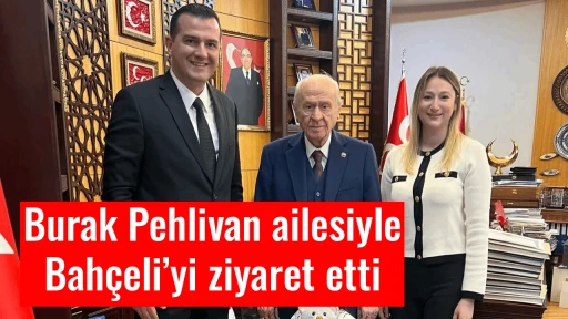 Burak Pehlivan ailesiyle Bah&ccedil;eli&rsquo;yi ziyaret etti