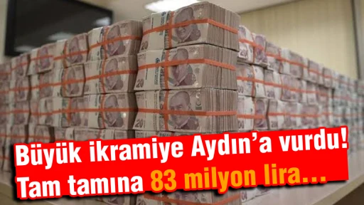 B&uuml;y&uuml;k ikramiye Aydın&rsquo;a vurdu! Tam tamına 83 milyon lira&hellip;