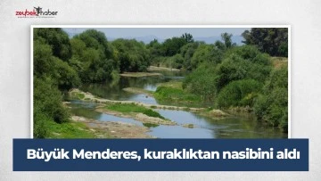 B&uuml;y&uuml;k Menderes, kuraklıktan nasibini aldı