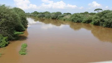 B&uuml;y&uuml;k Menderes Nehri&rsquo;nde sevindiren manzara, Aydın&rsquo;da kuraklık tehlikesi atlatıldı