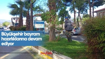 B&uuml;y&uuml;kşehir bayram hazırlıklarına devam ediyor